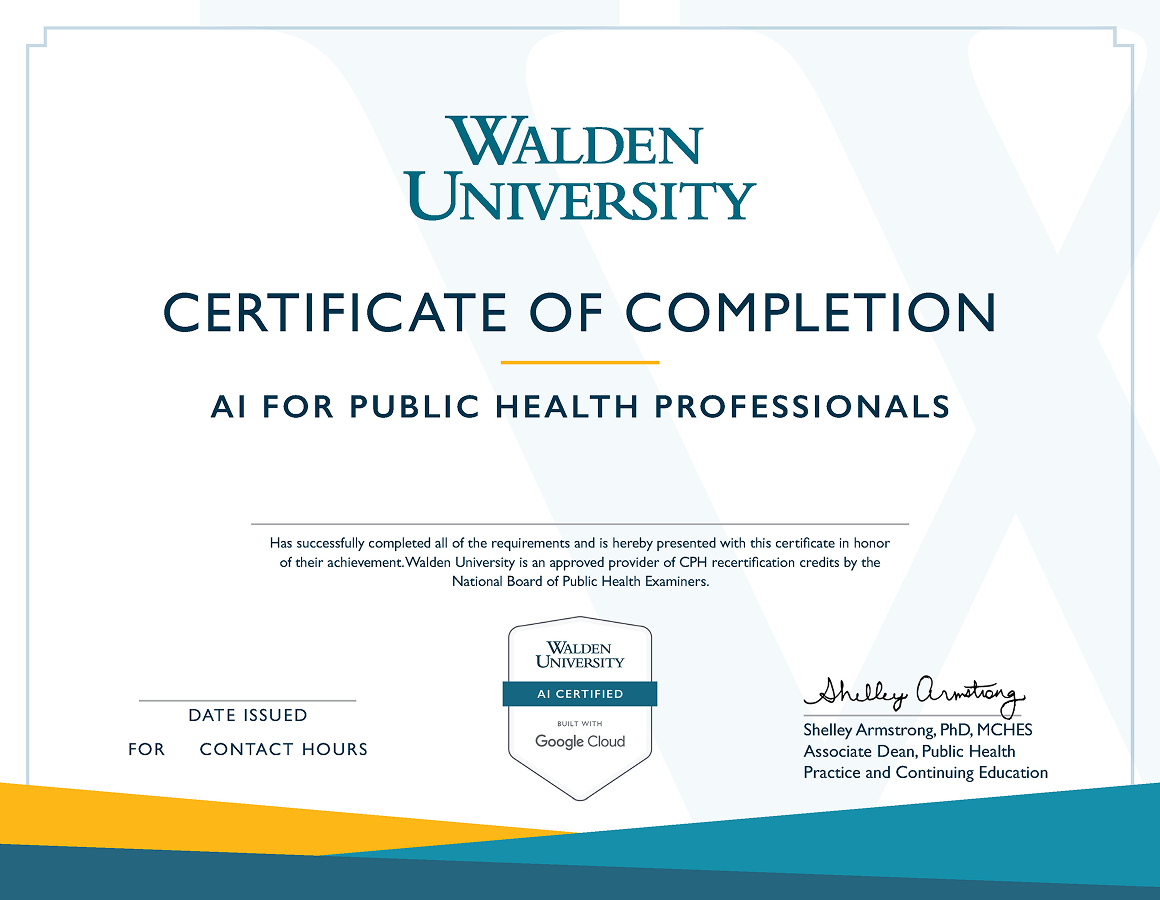 Certificate of Completion
