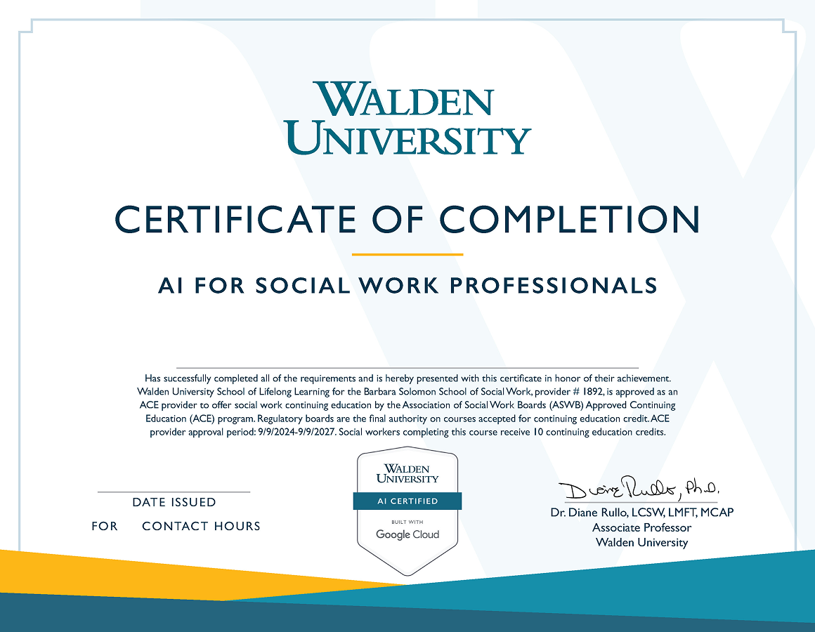 Certificate of Completion Certificate of Completion