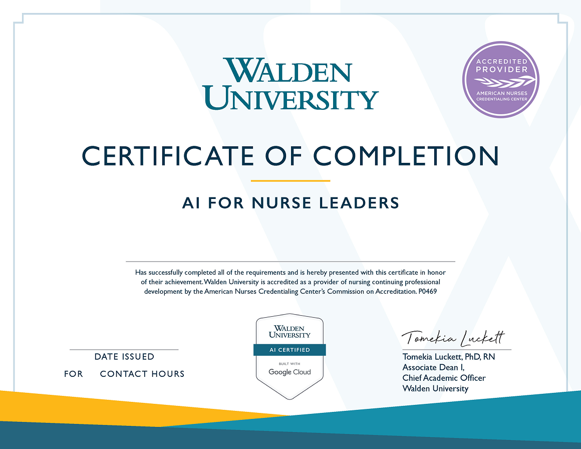 Certificate of Completion
