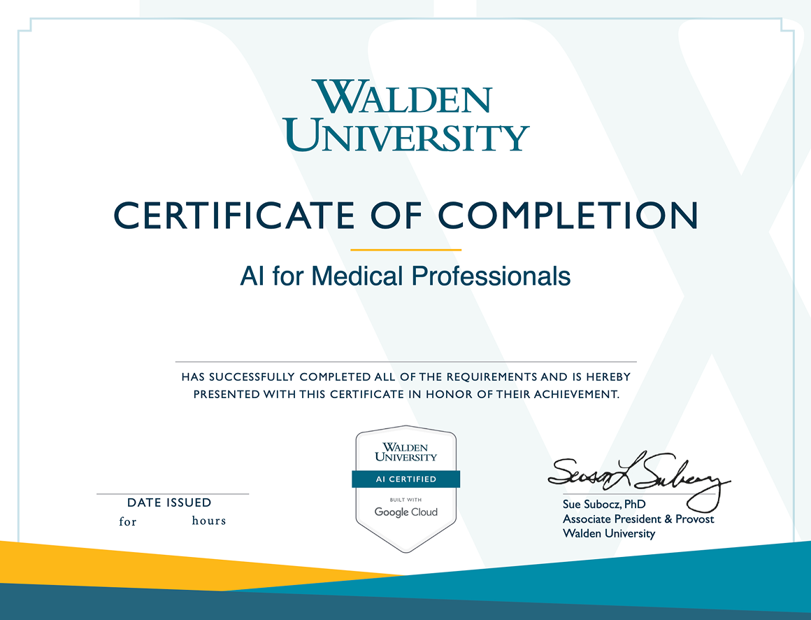 Certificate of Completion