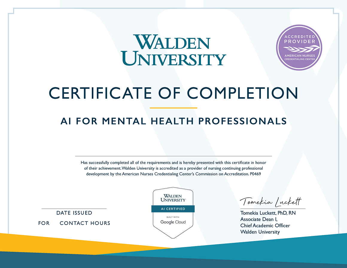 Certificate of Completion