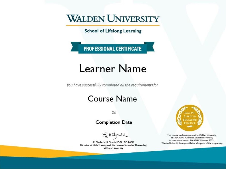 Professional Certificate